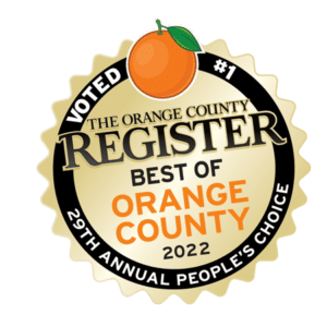 "Best of Orange County" award badge