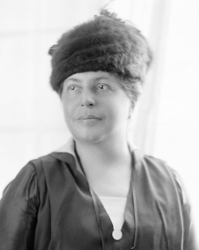 An old photograph of Lillian Wald