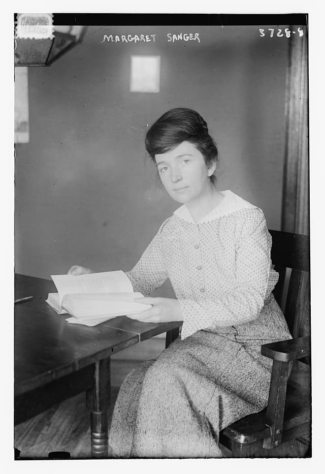 An old photograph of Margaret Sanger